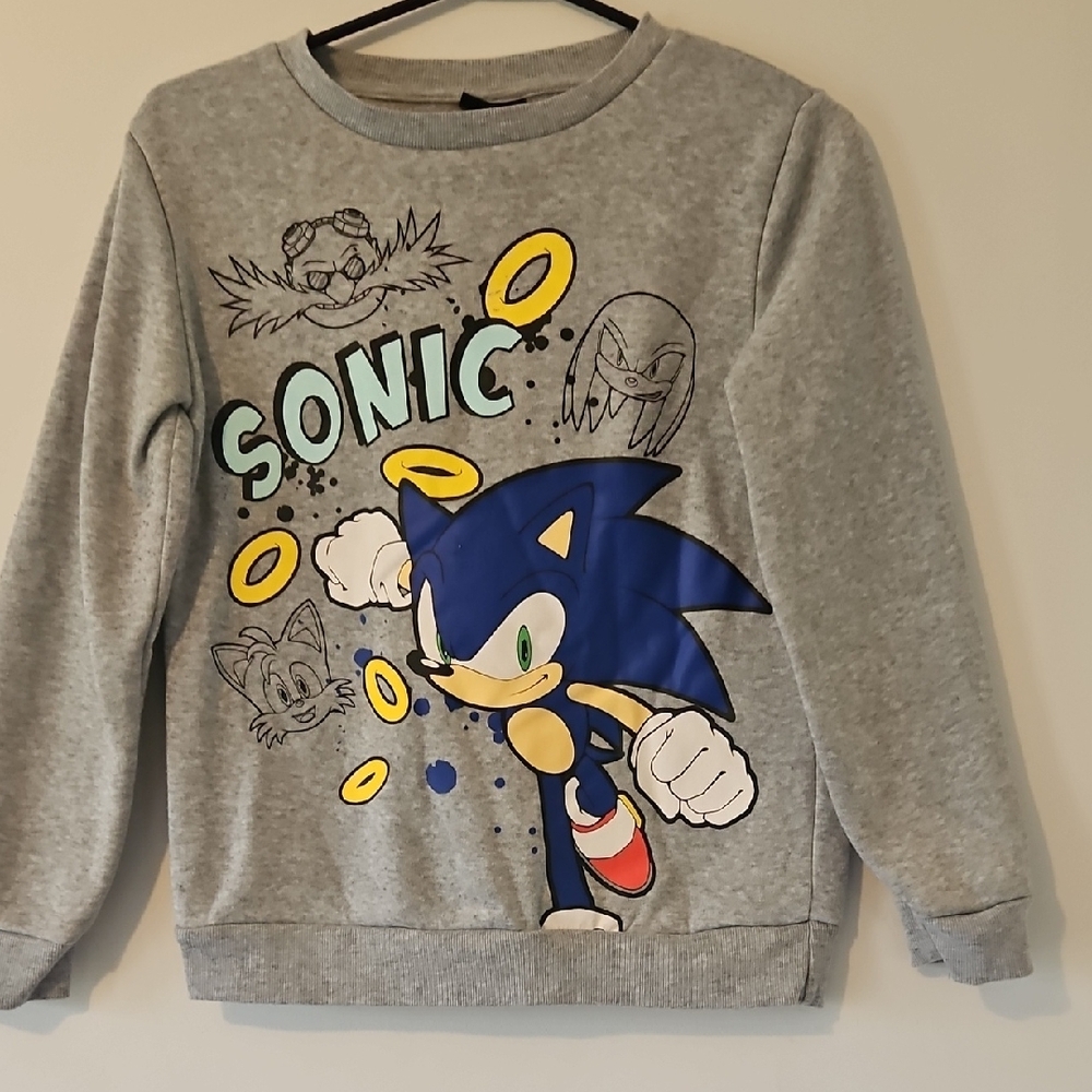 Sonic the Hedgehog Gray Sweatshirt